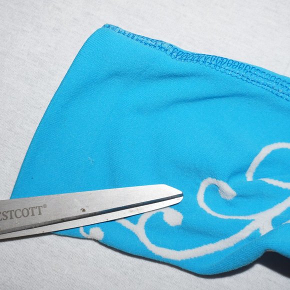 ATHLETA turquoise blue white performance top S - Picture 5 of 6